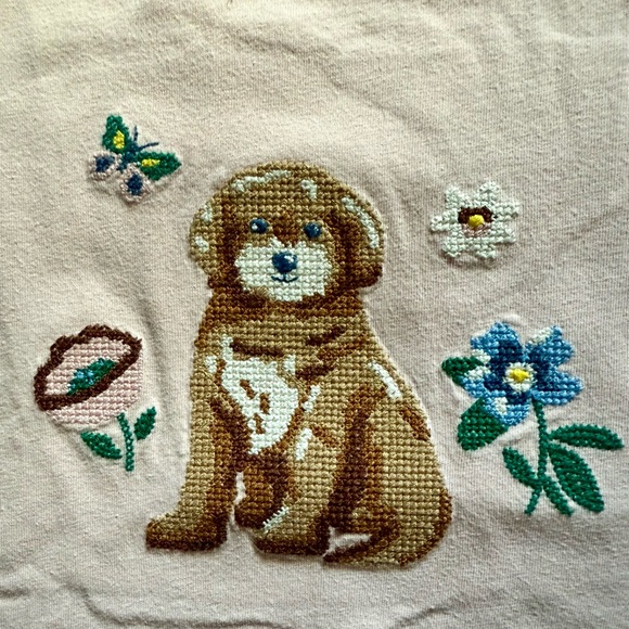 Mini Boden Girls’ 5-6Y Pink Long Sleeve Dog Superstitch Shirt - Picture 3 of 4